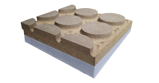 Riscaldamento a pavimento in cementolegno e polistirene estruso BetonRadiant Styr XPS